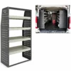16.5-inch deep steel van shelving for low roof work vans