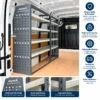 16.5-inch deep steel van shelving for Mercedes Sprinter