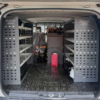 16.5-inch deep steel van shelving for Ford Transit 130WB