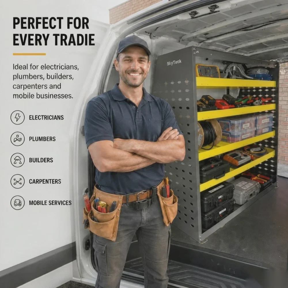 skyteck van shelving system