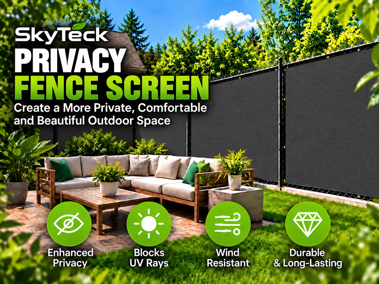 Privancy fence creen