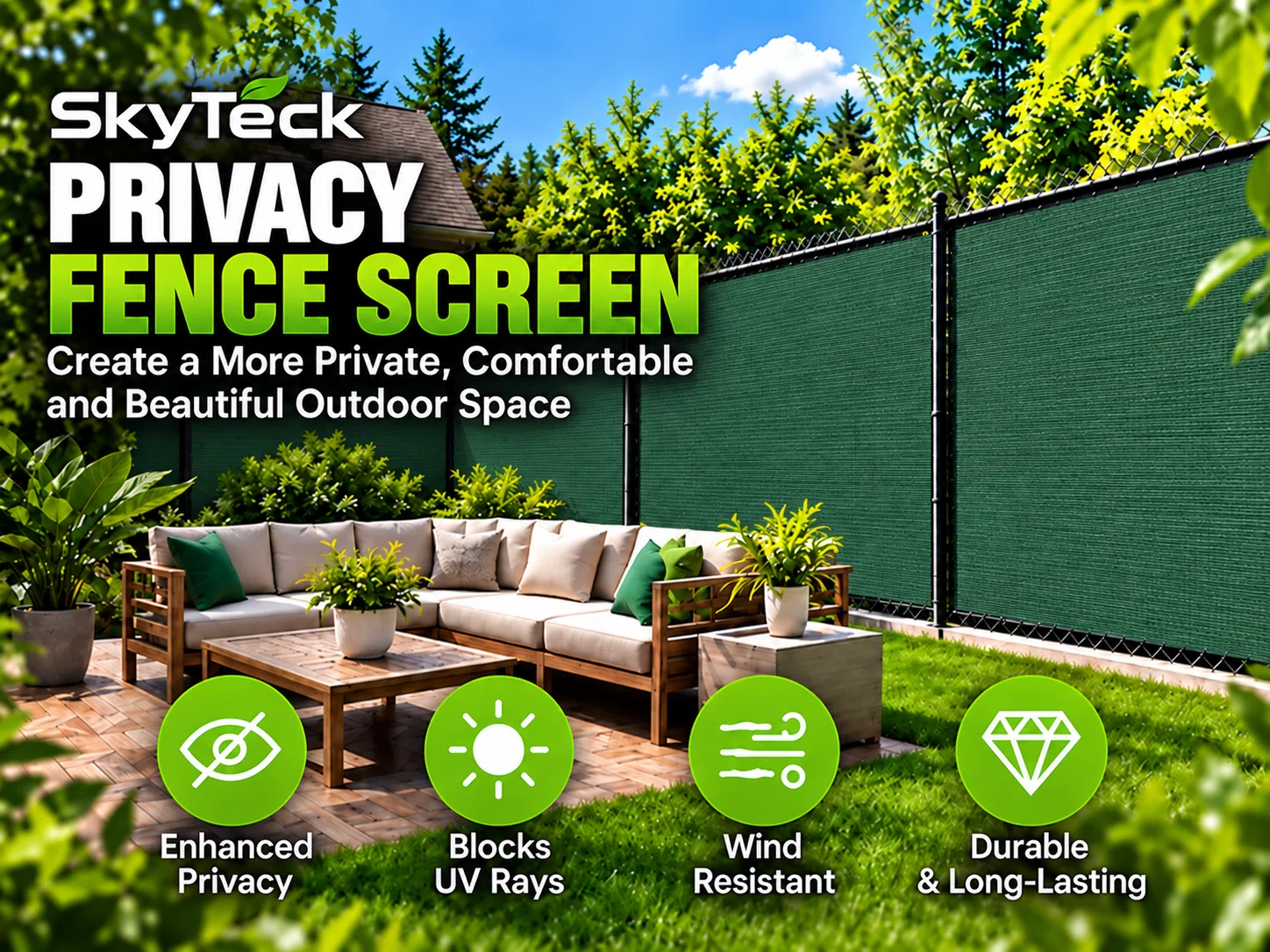 Privancy fence screen