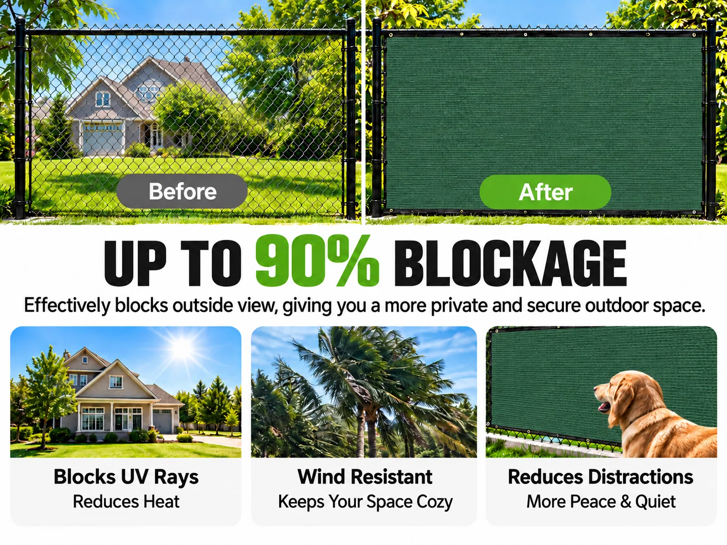 Privancy fence screen